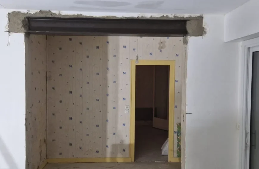 Chantier terminé avec ouverture de mur porteur à La Baule